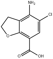 4-Amino-5-chlór-2,3-dihydro-7-benzofuránkarboxylová kyselina