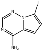 4-amino-7-jódpyrolo[2,l-f][l,2,4]triazín