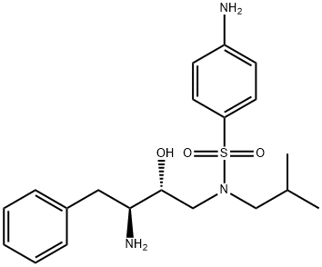 4-AMINO-N-[(2R,3S)-3-AMINO-2-HYDROXY-4-FENYLBUTYL]-N-IZOBUTYLBENZÉN-1-SULFONAMID