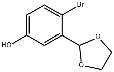 4-bróm-3-(1,3-dioxolán-2-yl)fenol