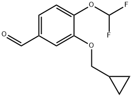 4-(Difluórmetoxy)-3-(cyklopropylmetoxy)benzaldehyd