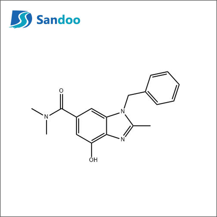 4-Hydroxy-N,N,2-trimetyl-1-(fenylmetyl)-1H-benzimidazol-6-karboxamid