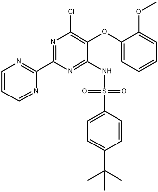 4-terc-butyl-N-(6-chlór-5-(2-metoxyfenoxy)-2,2'-bipyrimidín-4-yl)benzénsulfónamid