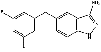 5-(3,5-difluórbenzyl)-1 H-indazol-3-amín