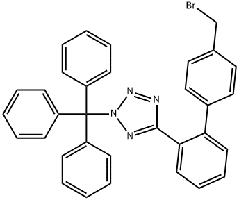 5-[4'-(Brómmetyl)-[1,1'-bifenyl]-2-yl]-2-(trifenylmetyl)-2H-tetrazol