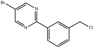 5-bróm-2-(3-(chlórmetyl)fenyl)pyrimidín