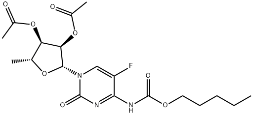 5'-deoxy-5-fluór-N-[(pentoyloxy)karbonyl]cytidín-2',3'-diacetát