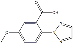 kyselina 5-metoxy-2-(2H-l,2,3-triazol-2-yl)benzoová