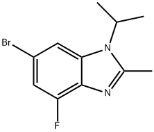 6-Bróm-4-fluór-1-izopropyl-2-metyl-1H-benzo[d]imidazol