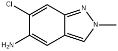 6-chlór-2-metyl-2H-indazol-5-amín