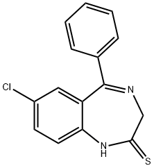 7-chlór-1,3-dihydro-5-fenyl-2H-1,4-benzodiazepín-2-tión