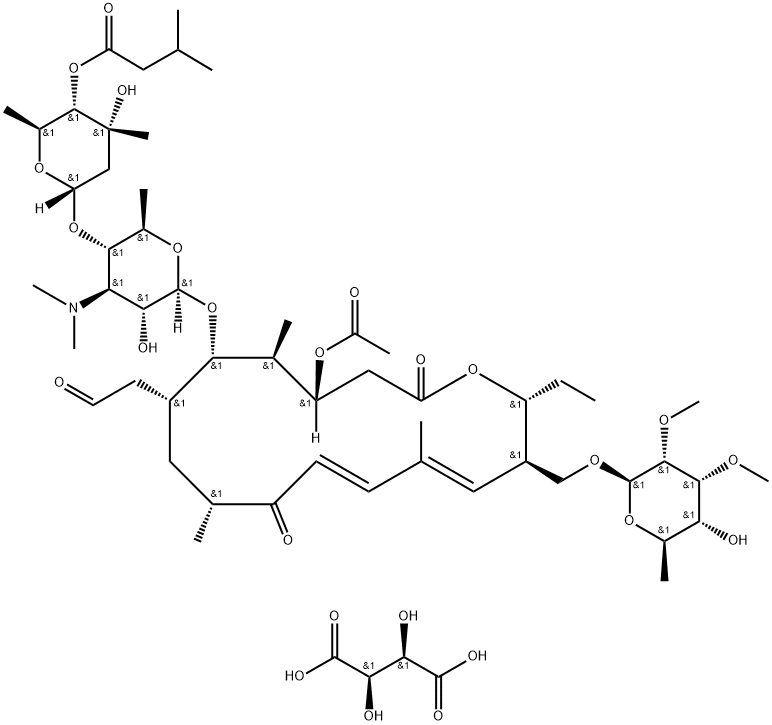 Acetylizovaleryl tylozín tartrát