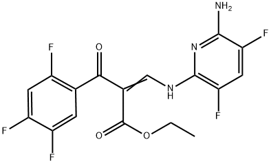 etylester a-[[(6-amino-3,5-difluór-2-pyridinyl)amino]metylén]-2,4,5-trifluór-β-oxo-benzénpropánovej kyseliny