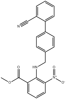 KYSELINA BENZOOVÁ, 2-[[(2'-KYANO[1,1'-BIFENYL]-4-YL)METYL]AMINO]-3-NITRO-METYL ESTER