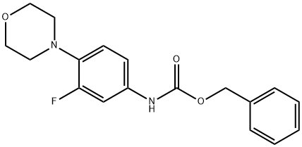 benzylester kyseliny 3-fluór-4-morfolín-4-ylfenyl)karbámovej