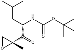 N-[(1S)-3-metyl-1-[[(2R)-2-metyl-2-oxiranyl]karbonyl]butyl]-, 1,1-dimetyletylester kyseliny karbaMovej