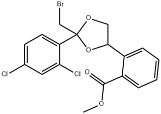 cis-2-(brómmetyl)-2-(2,4-dichlórfenyl)-1,3-dioxolán-4-ylmetylbenzoát