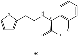 D-(+)-metyl-alfa-(2-tienyletamino)(2-chlórfenyl)acetát hydrochlorid