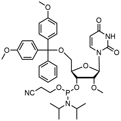 DMT-2'0-metyl-rU fosforamidit