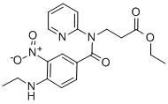 Etyl-3-[[4-(metylamino)-3-nitrobenzoyl](pyridín-2-yl)amino]propanoát