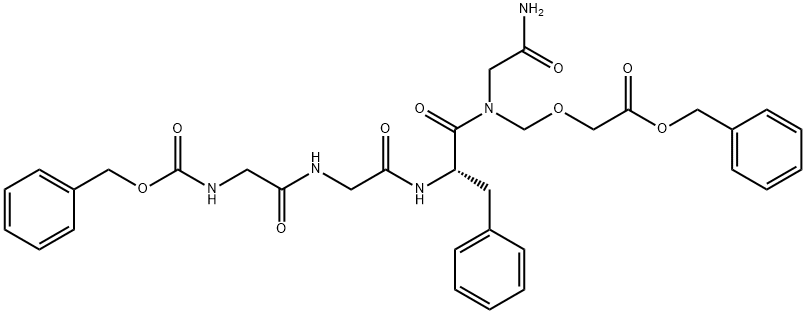 Glycínamid, N-[(fenylmetoxy)karbonyl]glycylglycyl-L-fenylalanyl-N-[[2-(fenylmetoxy)-2-oxoetoxy]metyl]-
