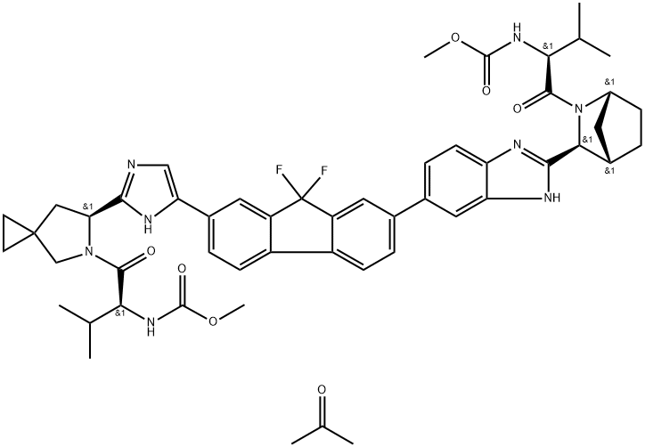 Ledipasvir acetón