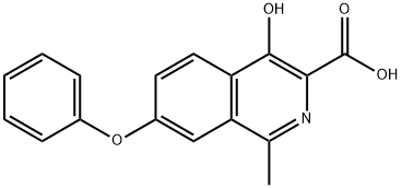 metyl-l-chlór-4-hydroxy-7-fenoxyizochinolín-3-karboxylát