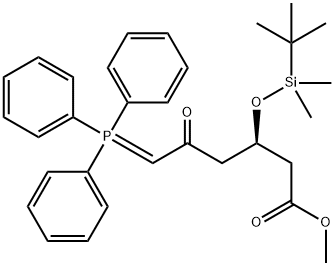 Metyl (3R)-3-(terc-butyldimetylsilyloxy)-5-oxo-6-trifenylfosforanylidénhexanoát