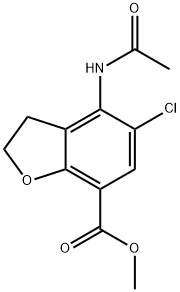 Metyl 4-(acetylamino)-5-chlór-2,3-dihydro-1-benzofurán-7-karboxylát