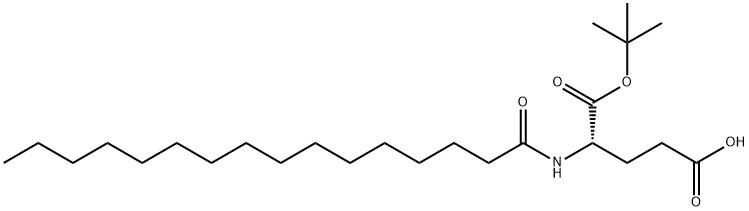 terc-butylester kyseliny N-(1-oxohexadecyl)-L-glutamovej