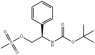 1,1-dimetyletylester kyseliny N-[(1R)-2-[(metylsulfonyl)oxy]-1-fenyletyl]karbámovej