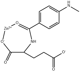 zinočnatá soľ kyseliny N-[4-(metylamino)benzoyl]-L-glutámovej