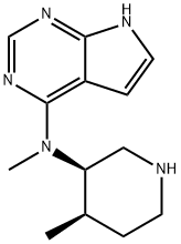 N-metyl-N-((3R,4R)-4-metylpiperidín-3-yl)-7H-pyrolo[2,3-d]pyrimidín-4-amín