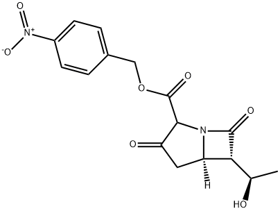p-nitrobenzyl-6-(1-hydroxyetyl)-1-azabicyklo(3.2.0)heptán-3,7-dión-2-karboxylát