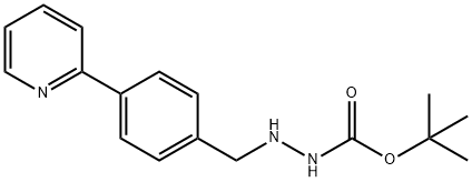 terc-Butyl-2-(4-(pyridín-2-yl)benzyl)hydrazínkarboxylát
